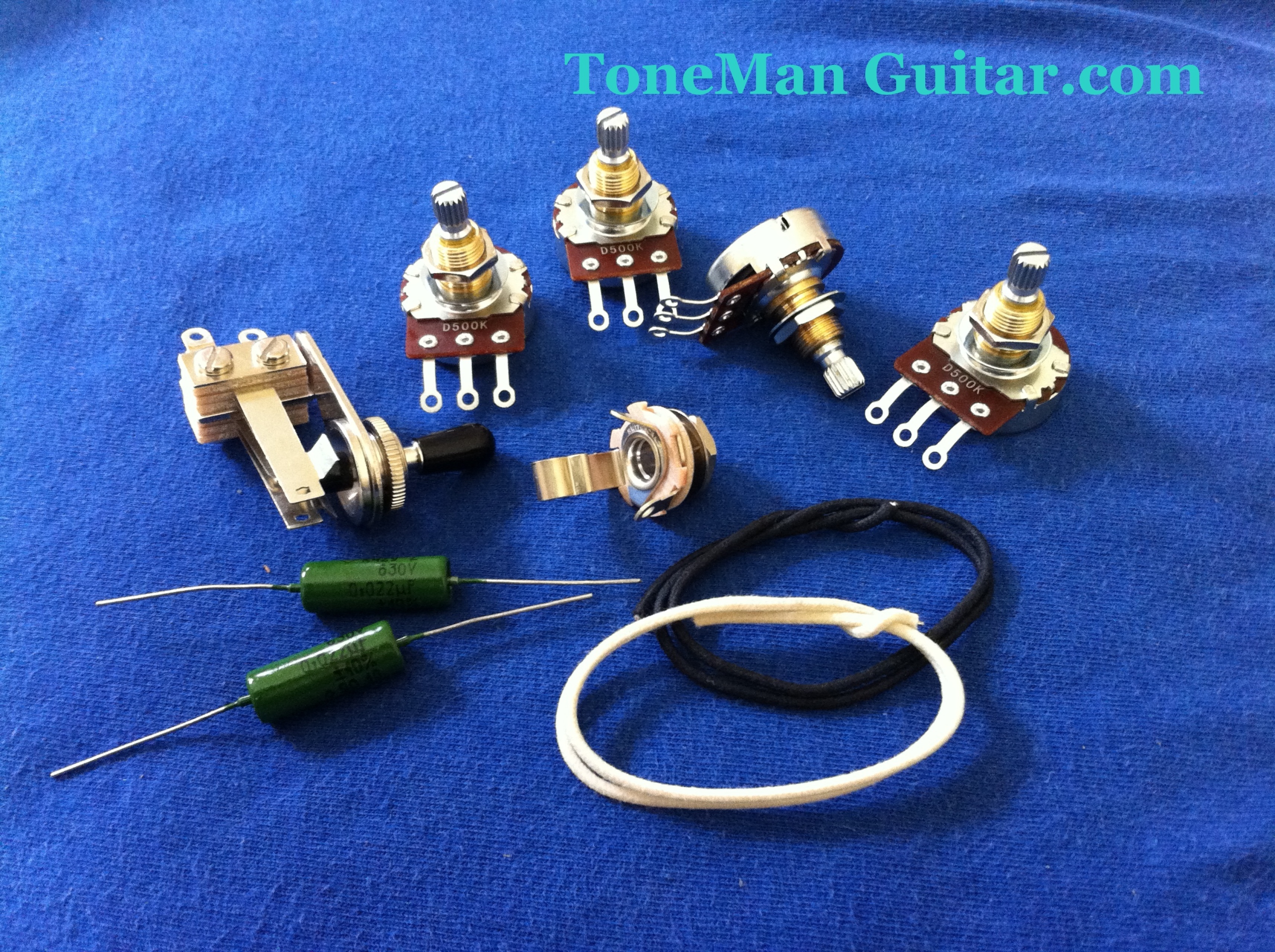Guitar Upgrade Kit PIO Caps Switch Short Shaft Pots For Epiphone Gibson Les Paul 