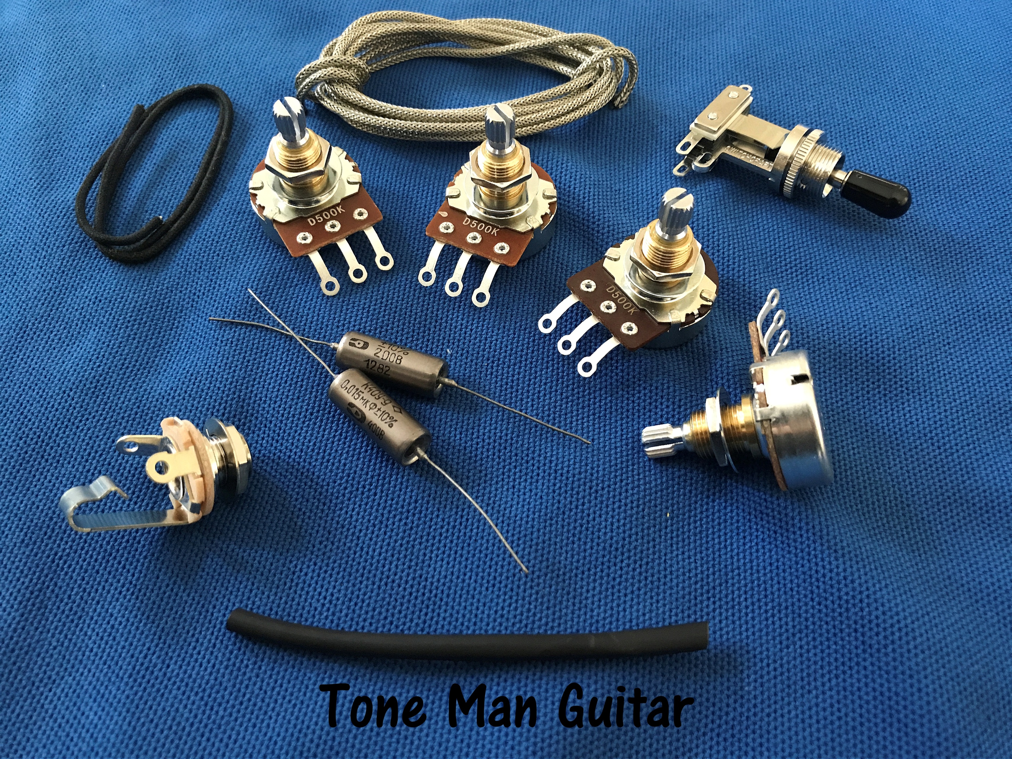 Kit de actualización de guitarra eje corto de conmutador PIO Tapas de ollas para Epiphone Gibson Les Paul 