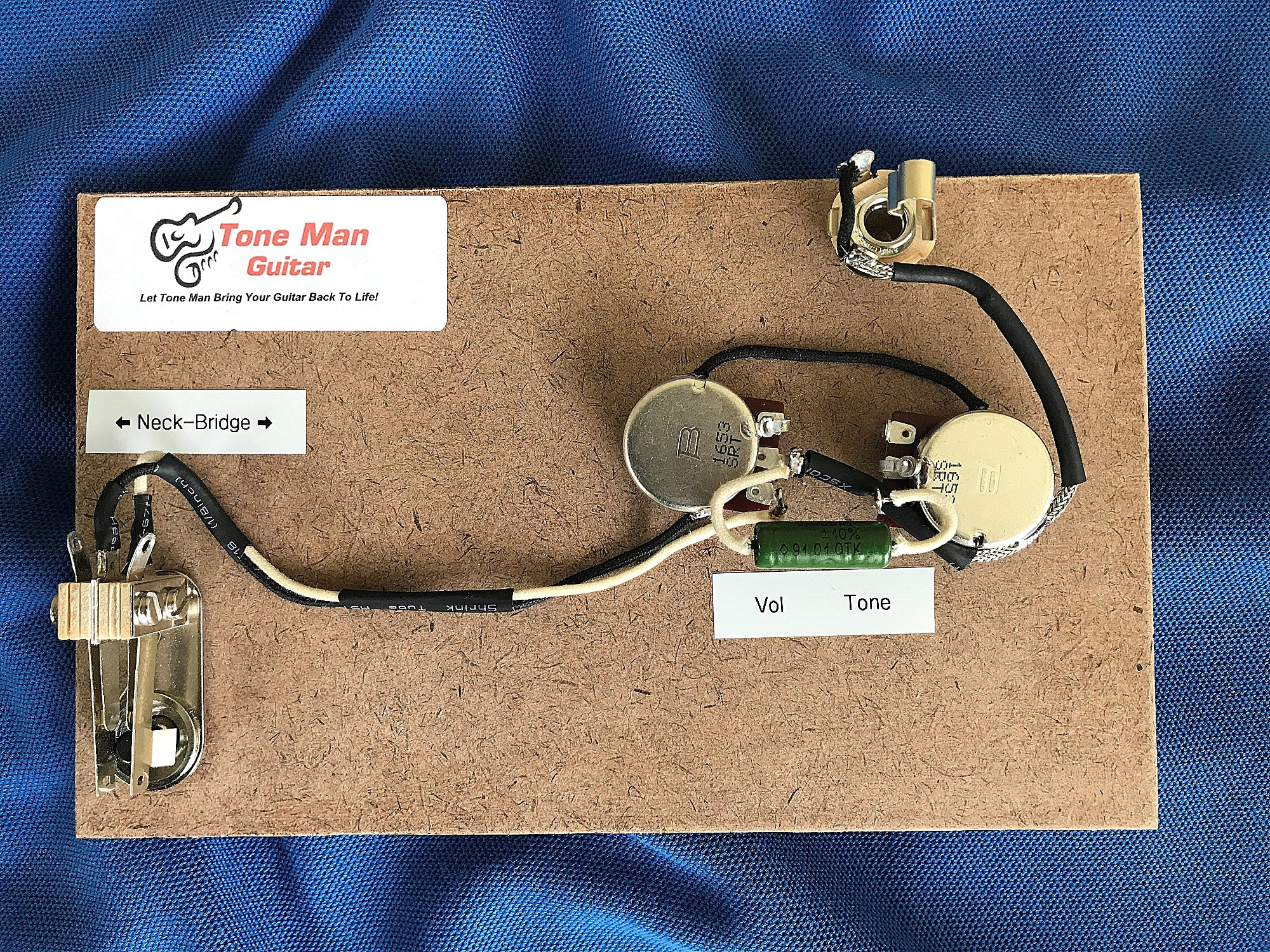 Fender JazzMaster Standard upgrade wiring kit PIO tone cap